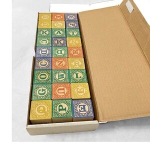 Uncle Goose ABC’s of Character Textured Wooden Building Blocks Complete set 27